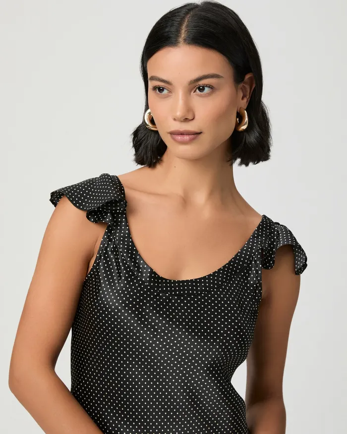 Dresses PAIGE Women Agoura Dress 8211 BlackTravertine Silk Dresses PAIGE Women Agoura Dress 8211 BlackTravertine Silk