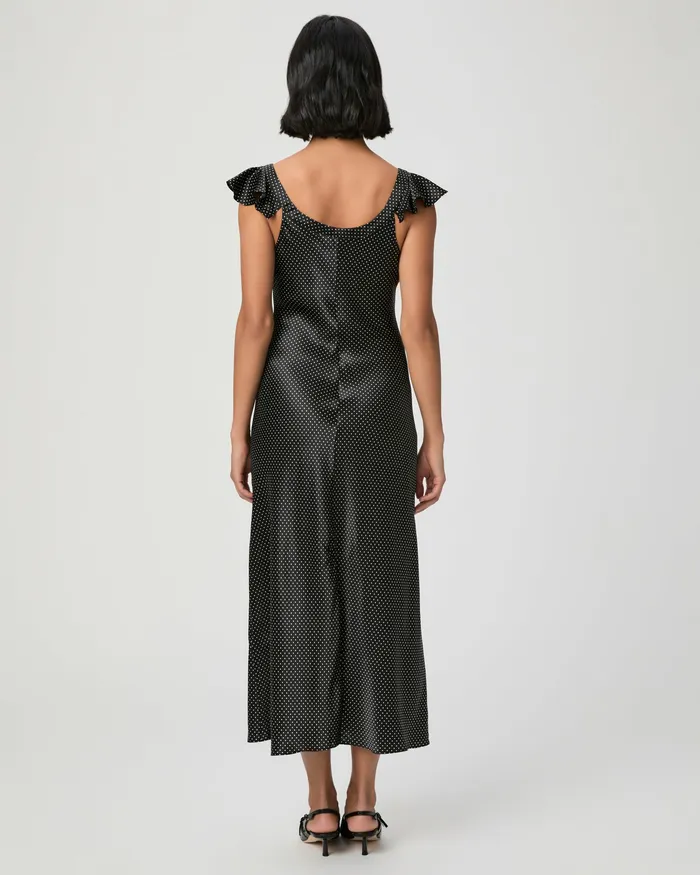 Dresses PAIGE Women Agoura Dress 8211 BlackTravertine Silk Dresses PAIGE Women Agoura Dress 8211 BlackTravertine Silk