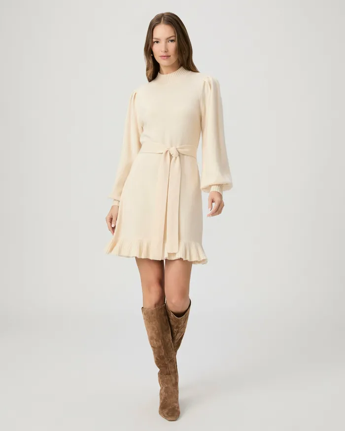 Dresses PAIGE Women Julita Dress 8211 Latte Foam