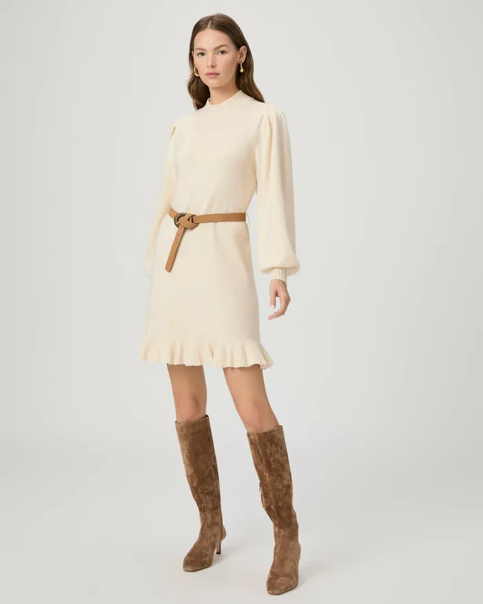 Dresses PAIGE Women Julita Dress 8211 Latte Foam