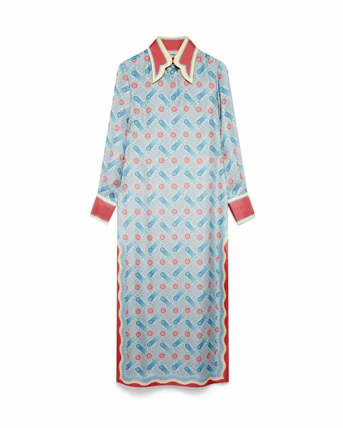 Dresses Women Casablanca Paris Candy Ping Pong Silk Dress