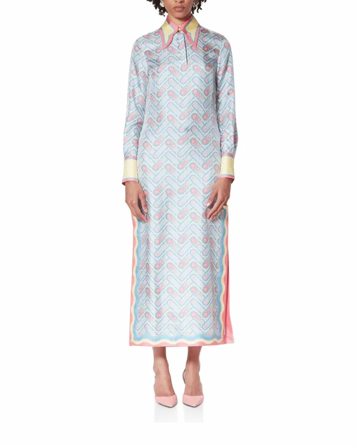 Dresses Women Casablanca Paris Candy Ping Pong Silk Dress