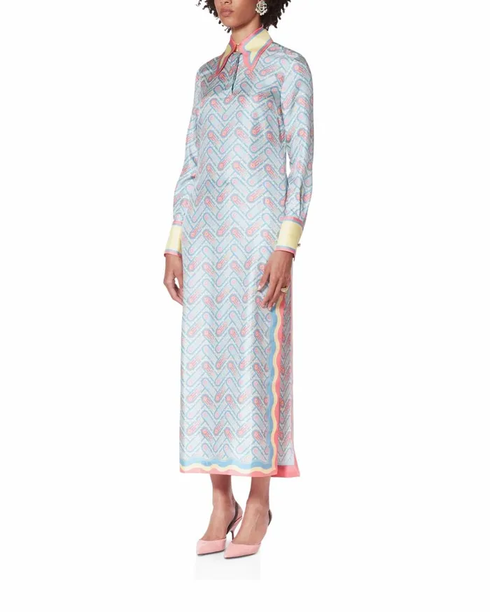 Dresses Women Casablanca Paris Candy Ping Pong Silk Dress