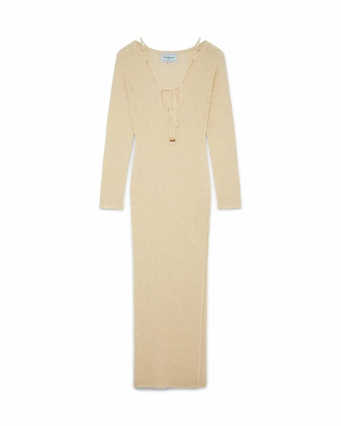 Dresses Women Casablanca Paris Cut Out Boucle Sheer Dress