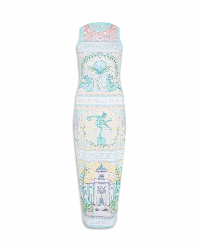 Dresses Women Casablanca Paris Vase Midi Dress