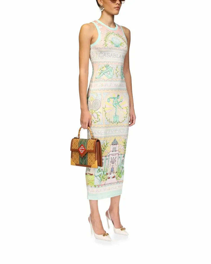 Dresses Women Casablanca Paris Vase Midi Dress