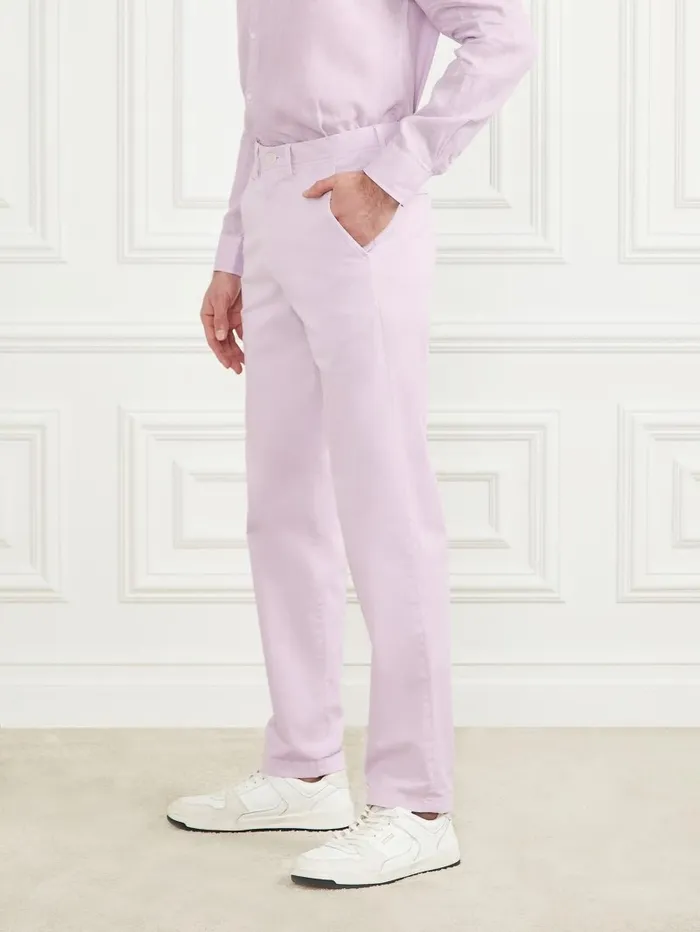 Eco New Original Chino Pant New Light Lilac Pants and Shorts GUESS Men