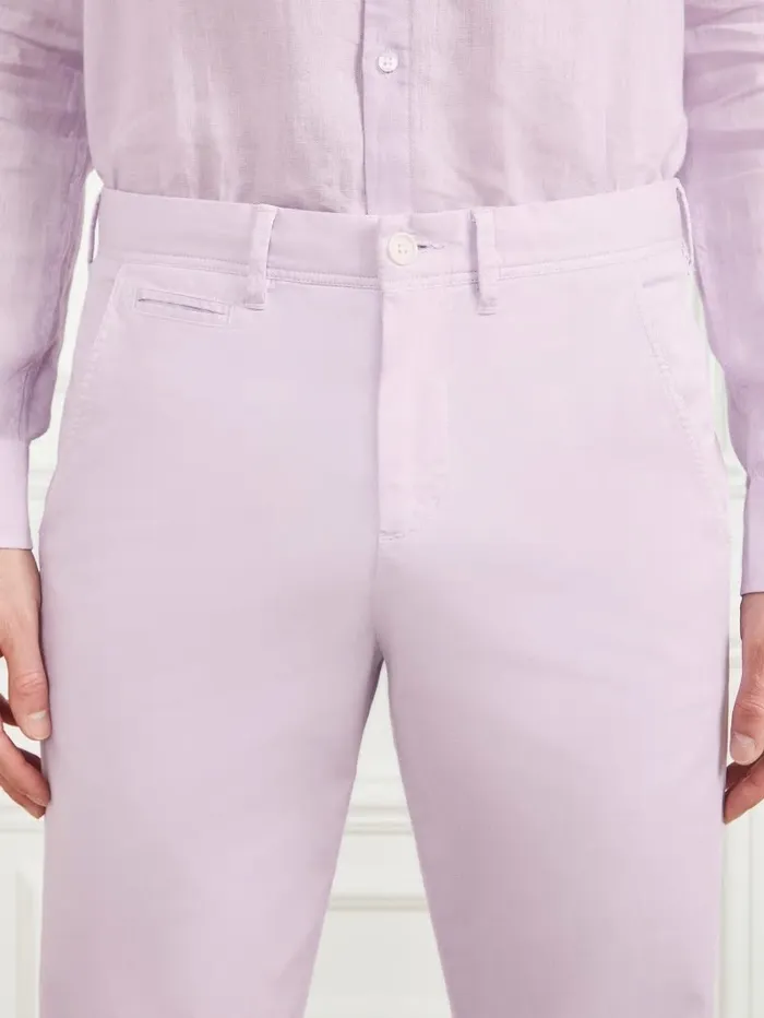 Eco New Original Chino Pant New Light Lilac Pants and Shorts GUESS Men