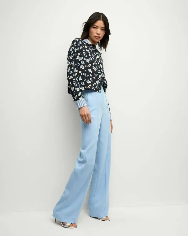 Edia Pant Blue Sky Women Veronica Beard Pants Edia Pant Blue Sky Women Veronica Beard Pants