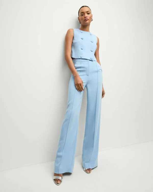 Edia Pant Blue Sky Women Veronica Beard Pants Edia Pant Blue Sky Women Veronica Beard Pants