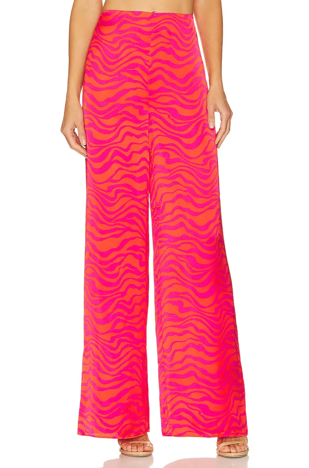 Eiden Pant Wavy Tiger Multi Women Lovers and Friends Pants