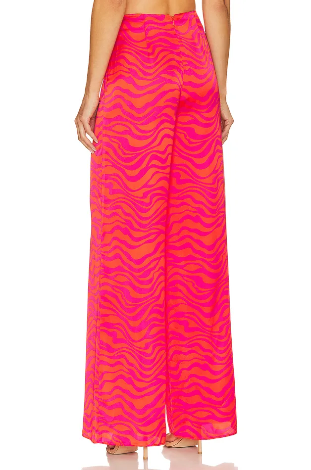Eiden Pant Wavy Tiger Multi Women Lovers and Friends Pants Eiden Pant Wavy Tiger Multi Women Lovers and Friends Pants