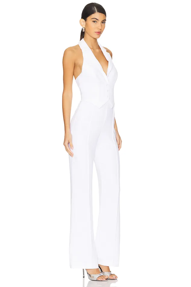 Elena Jumpsuit White Women Lovers and Friends Jumpsuits Elena Jumpsuit White Women Lovers and Friends Jumpsuits