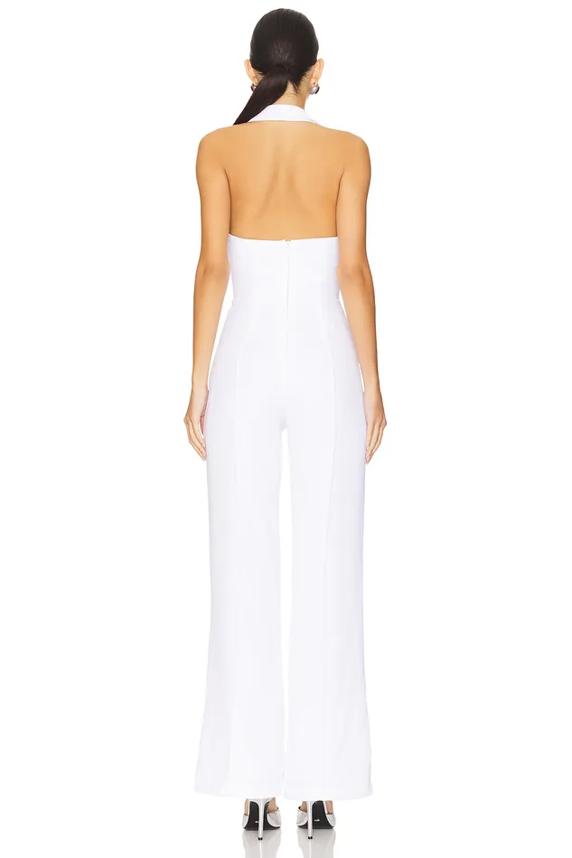 Elena Jumpsuit White Women Lovers and Friends Jumpsuits Elena Jumpsuit White Women Lovers and Friends Jumpsuits