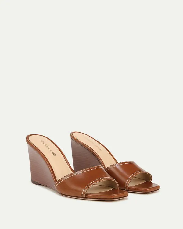 Ellen Wedge Sandal Caramel Women Veronica Beard Shoes Ellen Wedge Sandal Caramel Women Veronica Beard Shoes