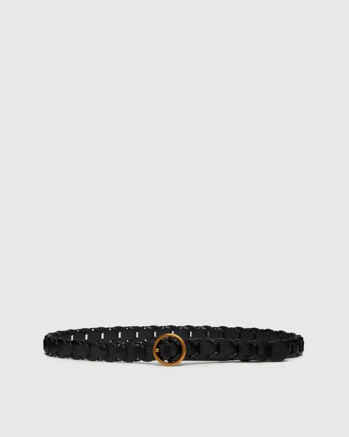 Exclusive Harley Belt 8211 Black Woven Elastic Women Shop Belts PAIGE