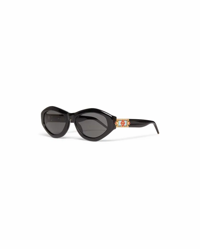 Eyewear MenWomen Casablanca Paris Black The Classic Metope Sunglasses