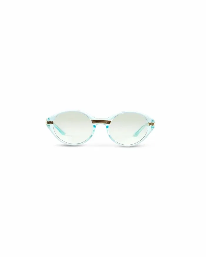 Eyewear MenWomen Casablanca Paris Cannes Gold and Light Green Sunglasses