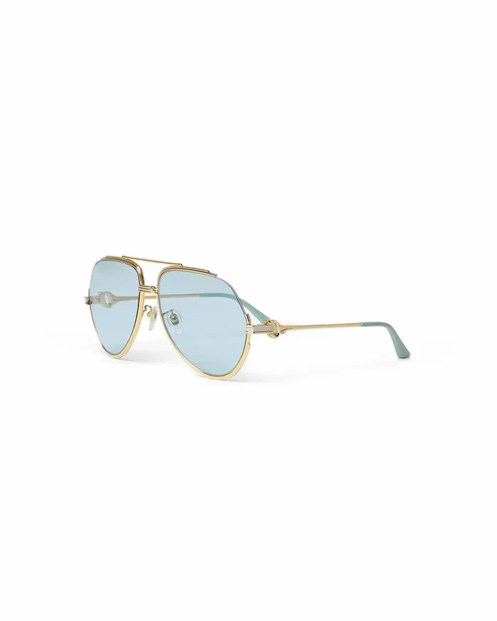 Eyewear MenWomen Casablanca Paris Midnight and Gold The Albn Sunglasses