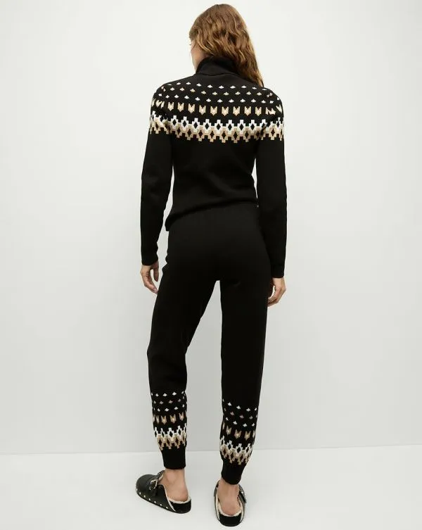Fairbanks JoJo Knit Jogger Black Women Veronica Beard Pants Fairbanks JoJo Knit Jogger Black Women Veronica Beard Pants