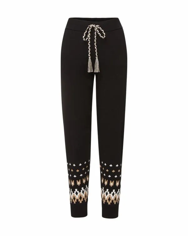 Fairbanks JoJo Knit Jogger Black Women Veronica Beard Pants Fairbanks JoJo Knit Jogger Black Women Veronica Beard Pants