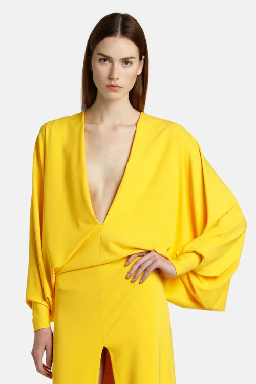 Fashion Show Women Luisa Spagnoli Pascia Pascia Yellow Fashion Show Women Luisa Spagnoli Pascia Pascia Yellow