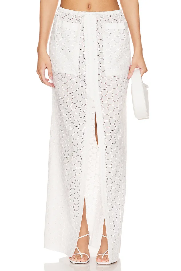 Fiona Maxi Skirt White Women Lovers and Friends Skirts