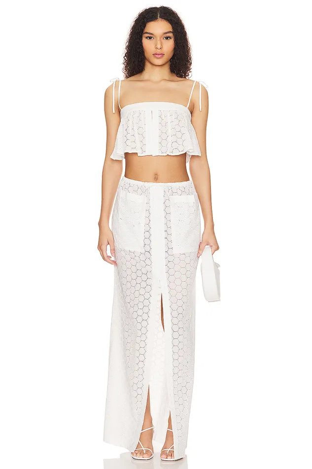 Fiona Maxi Skirt White Women Lovers and Friends Skirts Fiona Maxi Skirt White Women Lovers and Friends Skirts