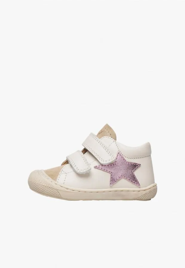 Flat Shoes Kids Naturino NATURINO KOLDE VL Creamplatinum