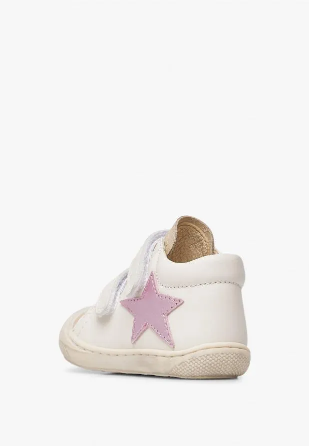 Flat Shoes Kids Naturino NATURINO KOLDE VL Creamplatinum Flat Shoes Kids Naturino NATURINO KOLDE VL Creamplatinum