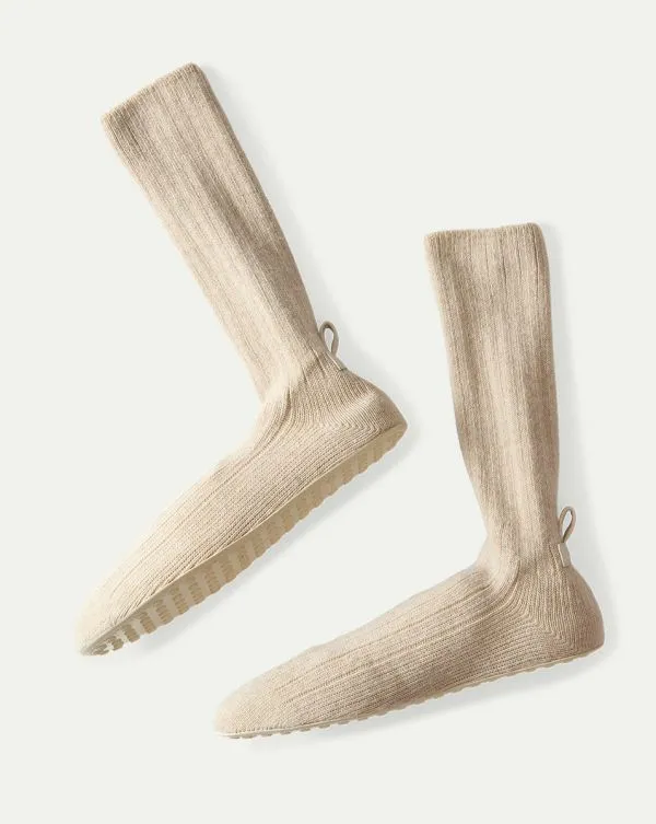 Flexible Knit Shoe Oatmeal Women Veronica Beard Accessories