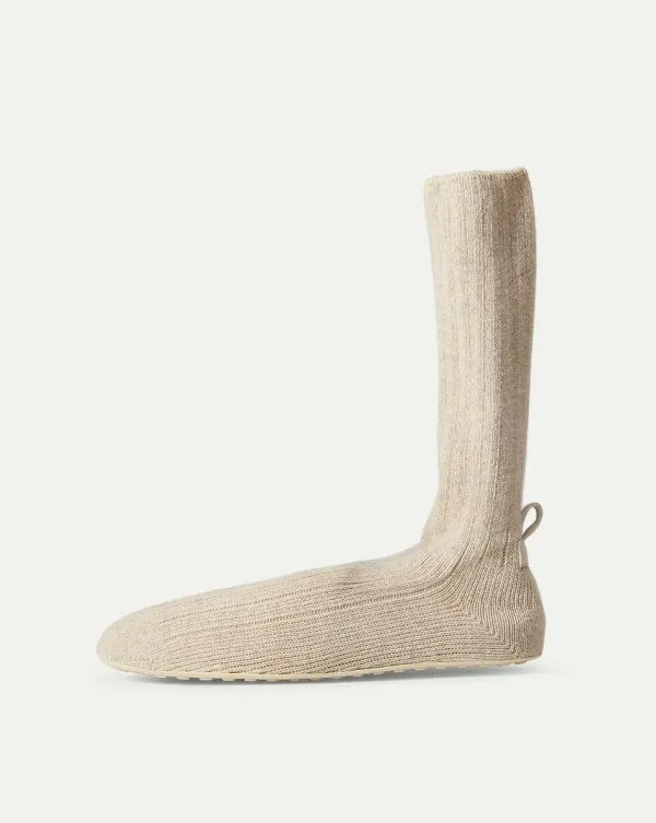 Flexible Knit Shoe Oatmeal Women Veronica Beard Accessories