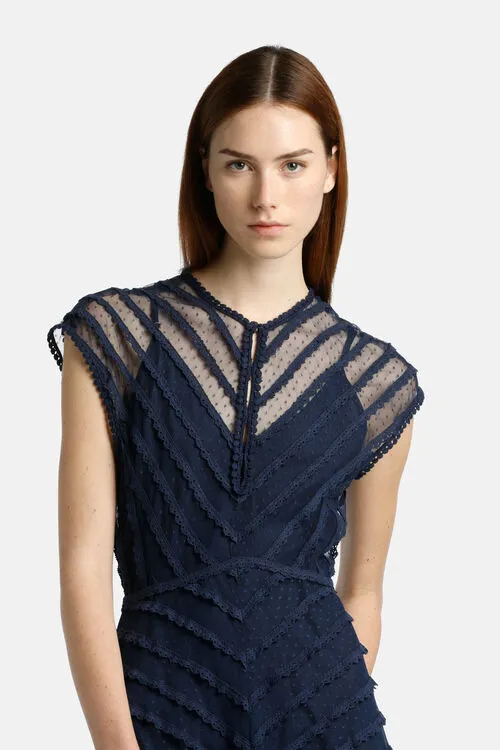 Formal Dresses Pianosa Pianosa Blue Luisa Spagnoli Women Formal Dresses Pianosa Pianosa Blue Luisa Spagnoli Women