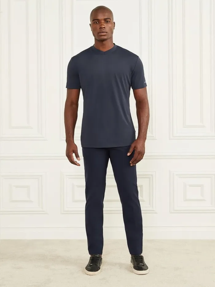 Formal VNeck Tee Bleu lgant TShirts and Tanks GUESS Men Formal VNeck Tee Bleu lgant TShirts and Tanks GUESS Men