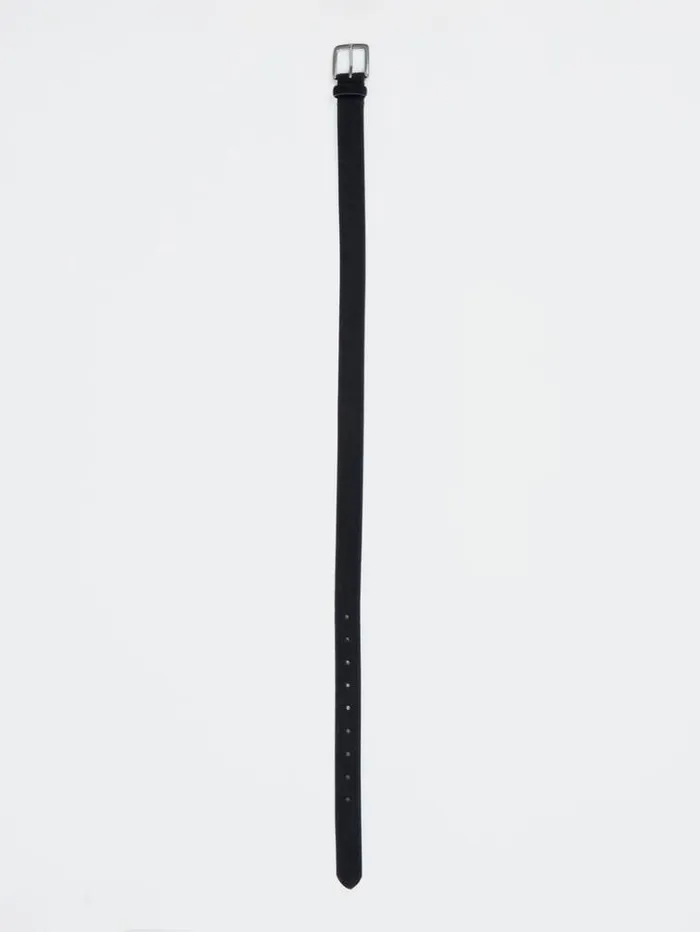 French Connection Belts Suede Belt Blackgunmetal 8211 Woman