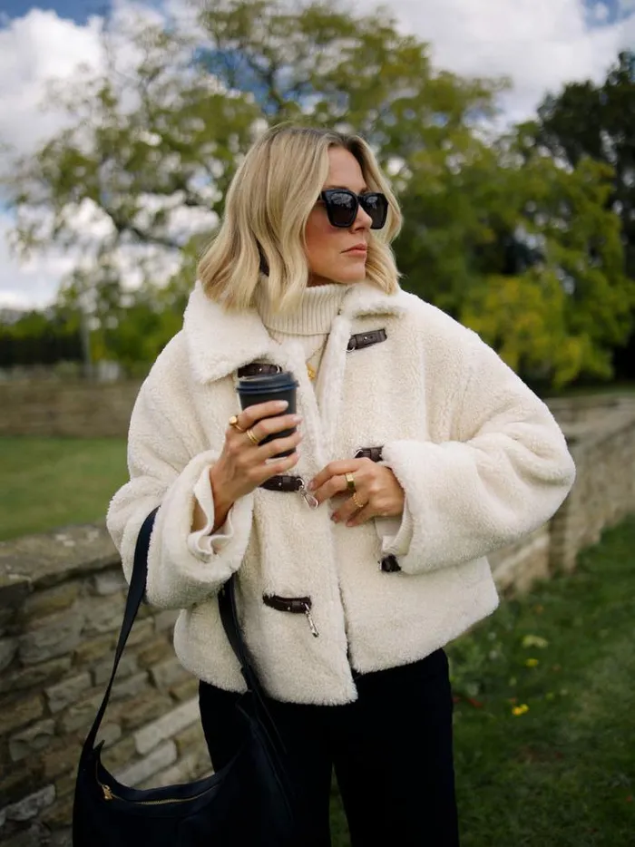 French Connection Coats and Jackets Alex Faux Fur Jacket Classic Cream 8211 Woman French Connection Coats and Jackets Alex Faux Fur Jacket Classic Cream 8211 Woman