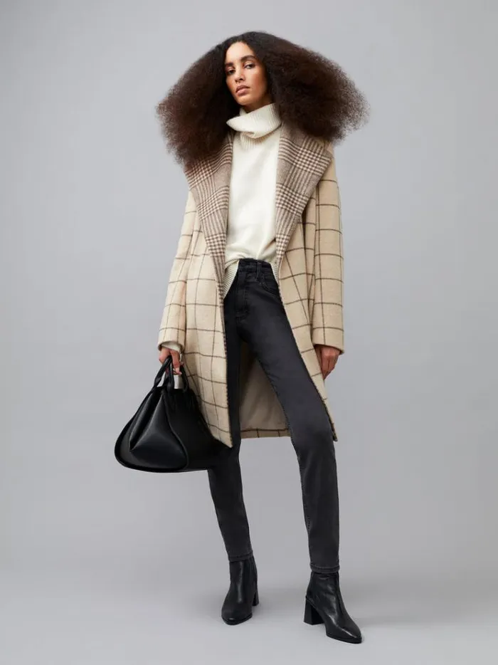 French Connection Coats and Jackets Fran Wool Belted Coat Taupe Mel 8211 Woman French Connection Coats and Jackets Fran Wool Belted Coat Taupe Mel 8211 Woman