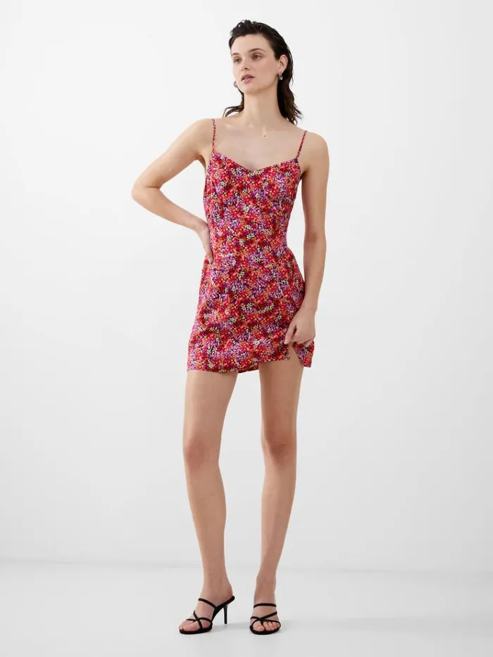 French Connection Dresses Andrea Ennis Eco Satin Slip Mini Dress Azalea 8211 Woman French Connection Dresses Andrea Ennis Eco Satin Slip Mini Dress Azalea 8211 Woman