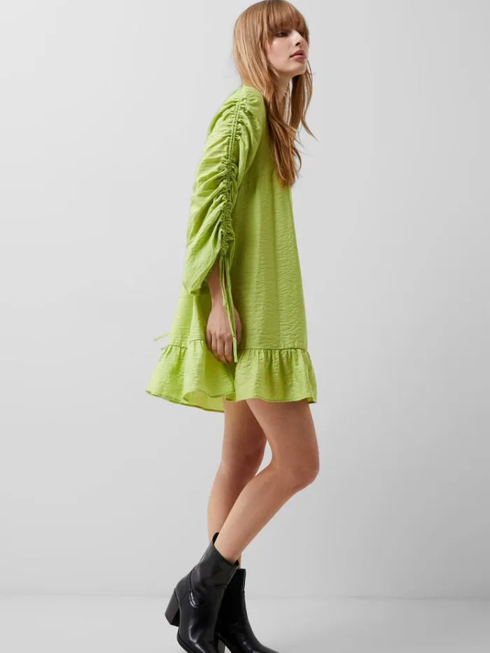 French Connection Dresses Faron Drape Dress Wasabi 8211 Woman