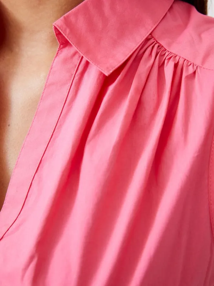 French Connection Dresses Sleeveless Smock Dress Camellia 8211 Woman