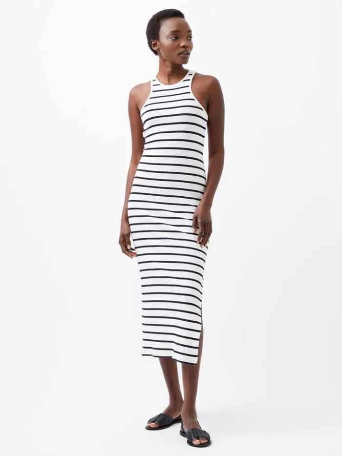 French Connection Dresses Tommy Rib Stripe Racer Back Dress Summer Whutility Bl 8211 Woman French Connection Dresses Tommy Rib Stripe Racer Back Dress Summer Whutility Bl 8211 Woman