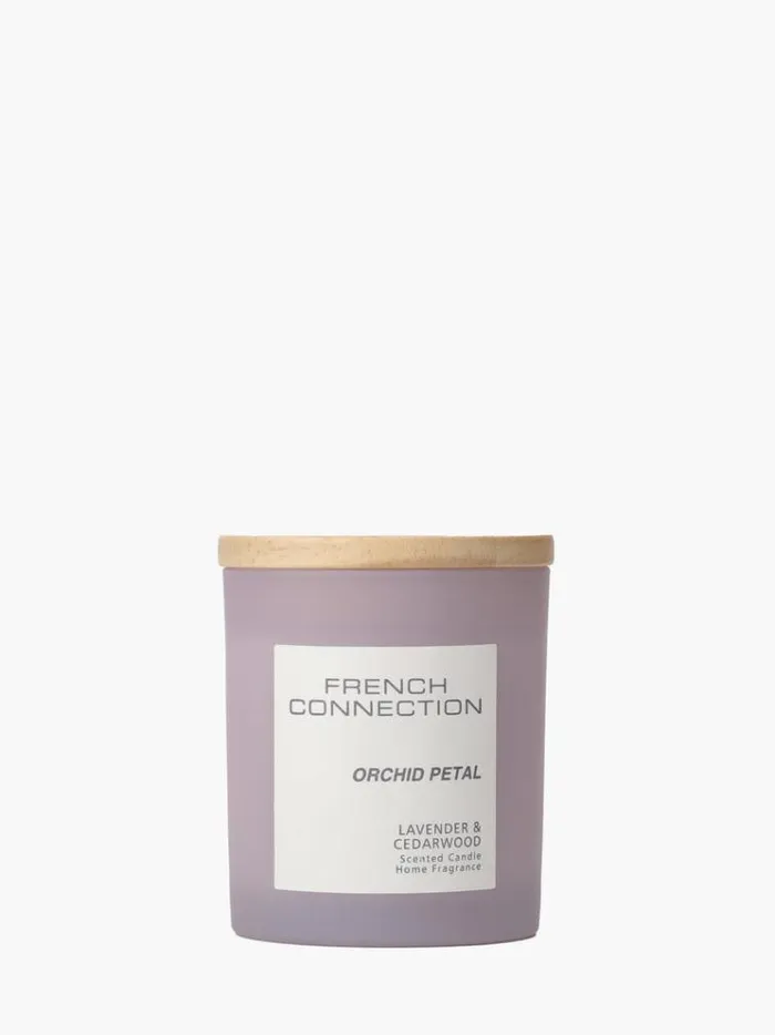 French Connection Home Accessories Orchid Petal Serenity 200g Candle Lavendarcedarwood 8211 Home French Connection Home Accessories Orchid Petal Serenity 200g Candle Lavendarcedarwood 8211 Home