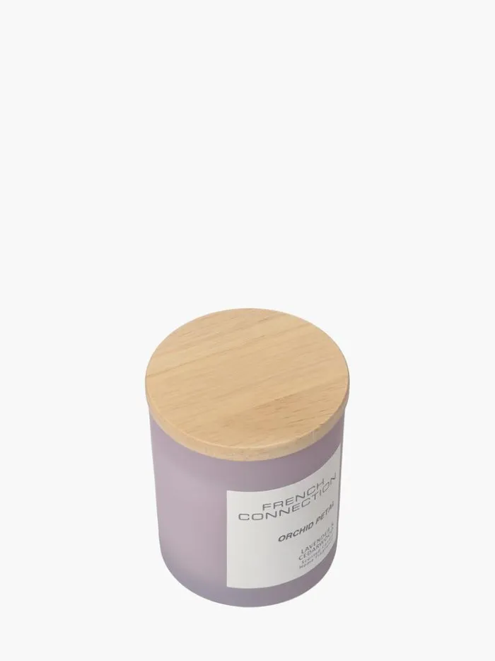French Connection Home Accessories Orchid Petal Serenity 200g Candle Lavendarcedarwood 8211 Home