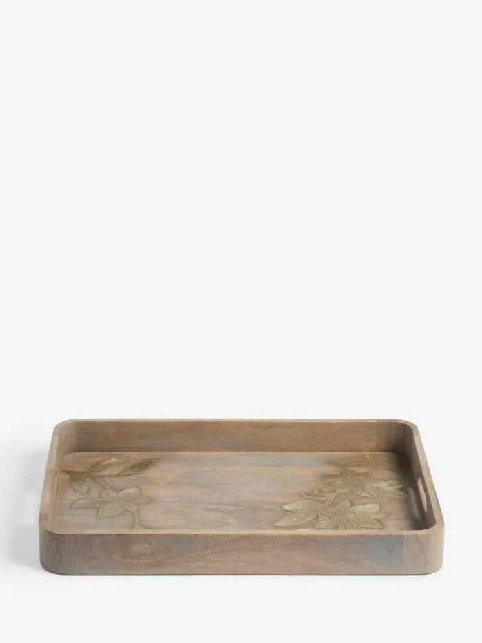French Connection Home Accessories Westcott Tray Natural Wood 8211 Home