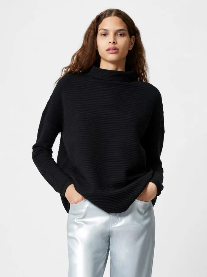 French Connection Jumpers and Cardigans Babysoft Lena High Neck Jumper Black 8211 Woman French Connection Jumpers and Cardigans Babysoft Lena High Neck Jumper Black 8211 Woman