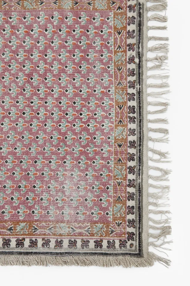 French Connection Rugs Poppy Field Runner Pinkgrey 8211 Home