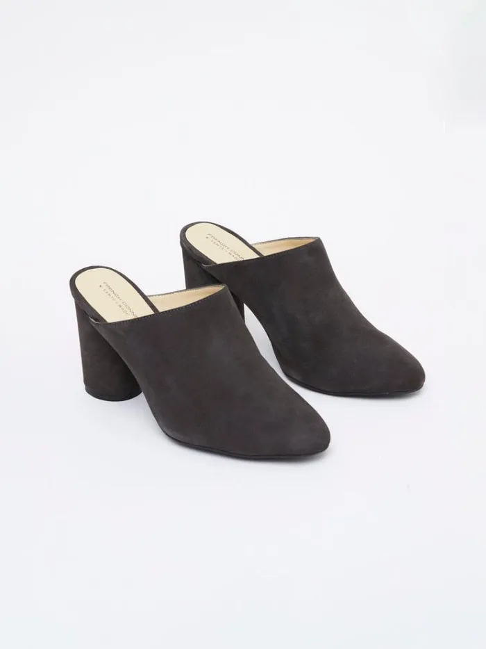 French Connection Shoes Cleo Mules Graphite Grey 8211 Woman
