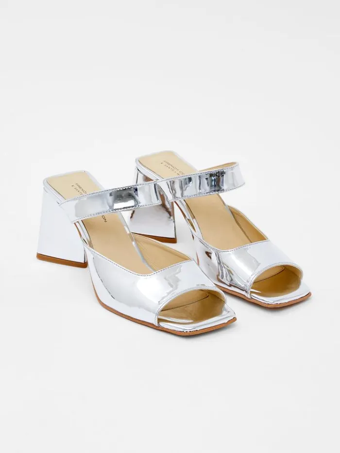 French Connection Shoes Sadie Mirror Metallic Heels Mirror Metallic 8211 Woman French Connection Shoes Sadie Mirror Metallic Heels Mirror Metallic 8211 Woman