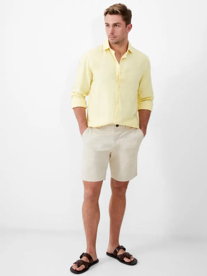 French Connection Shorts Stretch Chino Shorts Stone 8211 Man