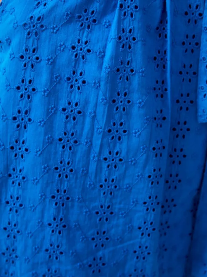 French Connection Skirts and Shorts Broderie Tie Shorts Bright Blue 8211 Woman